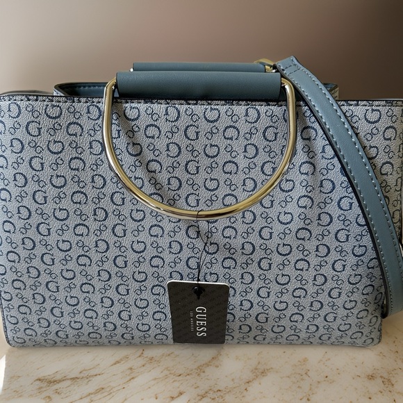 Guess Denim Crossbody Bag - Brand New with Tag - Picture 6 of 17